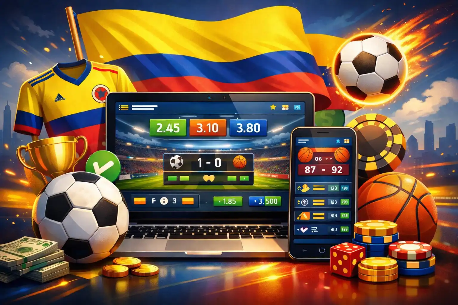 Guía legal de apuestas deportivas online en Colombia